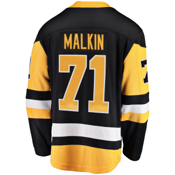 Pittsburgh Penguins tricou de hochei black #71 Evgeni Malkin Breakaway Alternate Jersey