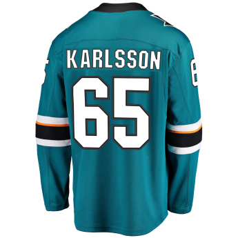 San Jose Sharks tricou de hochei #65 Erik Karlsson Breakaway Alternate Jersey