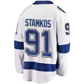 Tampa Bay Lightning tricou de hochei white #91 Steven Stamkos Breakaway Alternate Jersey