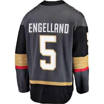 Vegas Golden Knights tricou de hochei #5 Deryk Engelland Breakaway Alternate Jersey