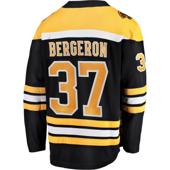 Boston Bruins tricou de hochei pentru copii # 37 Patrice Bergeron Breakaway Home Jersey