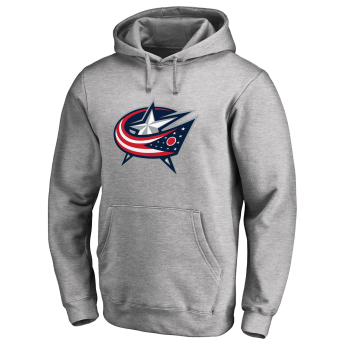 Columbus Blue Jackets hanorac de bărbați cu glugă grey Fanatics Branded Primary Logo