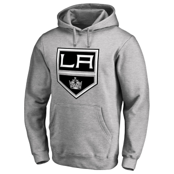Los Angeles Kings hanorac de bărbați cu glugă grey Fanatics Branded Primary Logo