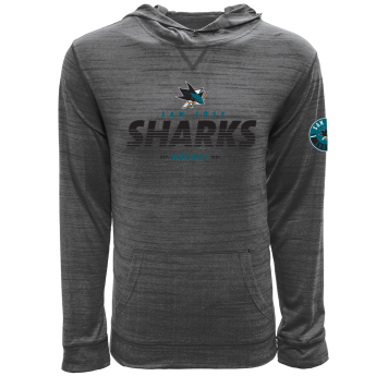 San Jose Sharks hanorac de bărbați cu glugă grey Static Hood