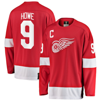 Detroit Red Wings tricou de hochei #9 Gordie Howe Breakaway Heritage Jersey
