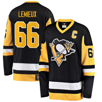 Pittsburgh Penguins tricou de hochei #66 Mario Lemieux Breakaway Heritage Jersey