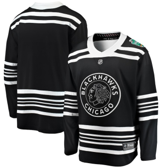 Chicago Blackhawks tricou de hochei black 2019 NHL Winter Classic Breakaway Jersey