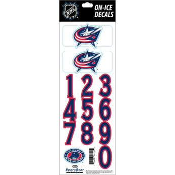 Columbus Blue Jackets abțibilduri pentru cască Decals