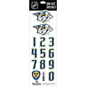 Nashville Predators abțibilduri pentru cască Decals