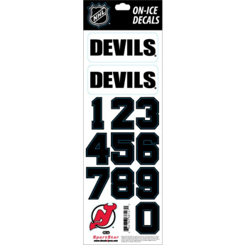New Jersey Devils abțibilduri pentru cască Decals