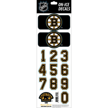 Boston Bruins abțibilduri pentru cască Decals Black