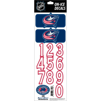 Columbus Blue Jackets abțibilduri pentru cască Decals Navy