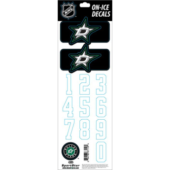 Dallas Stars abțibilduri pentru cască Decals Black