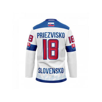 Echipa națională de hochei tricou de hochei white Slovakia