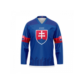 Echipa națională de hochei tricou de hochei blue Slovakia