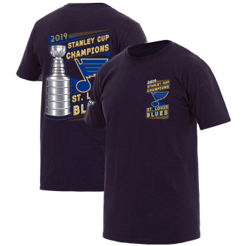 St. Louis Blues tricou de bărbați 2019 Stanley Cup Champions Navy