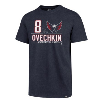 Washington Capitals tricou de bărbați Alexander Ovechkin Player Name ´47 CLUB TEE navy