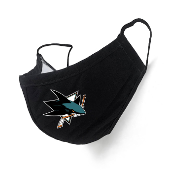 San Jose Sharks mască black