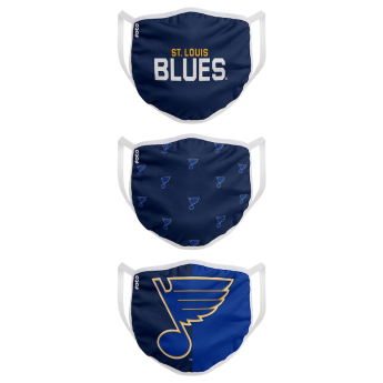 St. Louis Blues măști Foco set of 3 pieces