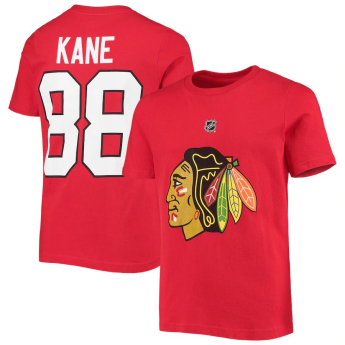 Chicago Blackhawks tricou de copii Patrick Kane #88 Name Number