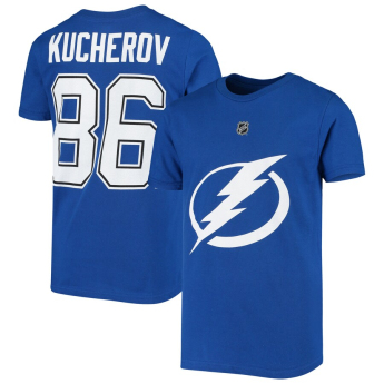 Tampa Bay Lightning tricou de copii Nikita Kucherov #86 Name Number