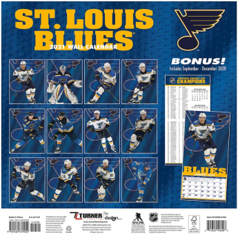 St. Louis Blues calendar 2021