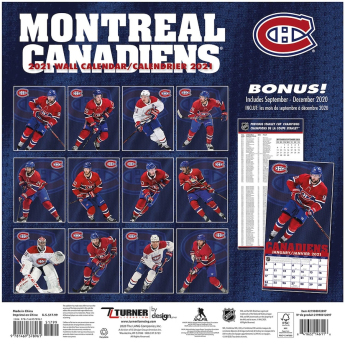 Montreal Canadiens calendar 2021
