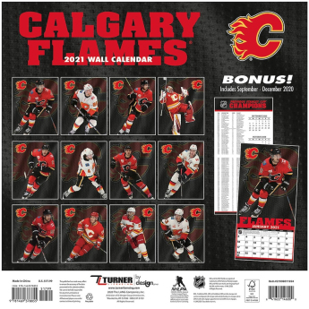 Calgary Flames calendar 2021