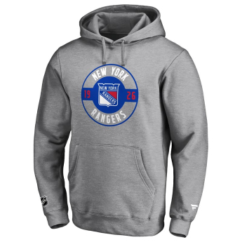 New York Rangers hanorac de bărbați cu glugă Iconic Circle Start Graphic