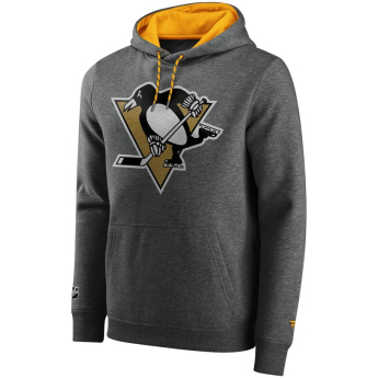 Pittsburgh Penguins hanorac de bărbați cu glugă Iconic Back To Basics Overhead