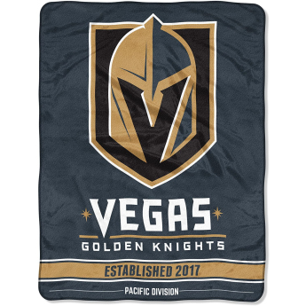 Vegas Golden Knights pătură Plush Micro Throw Logo