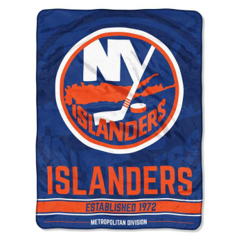 New York Islanders pătură Plush Micro Throw Logo