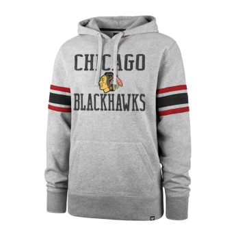Chicago Blackhawks hanorac de bărbați cu glugă Double Block ’47 Sleeve Stripe Hood