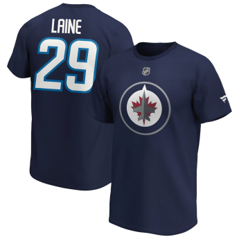 Winnipeg Jets tricou de bărbați Patrik Laine #29 Iconic Name & Number Graphic