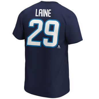 Winnipeg Jets tricou de bărbați Patrik Laine #29 Iconic Name & Number Graphic