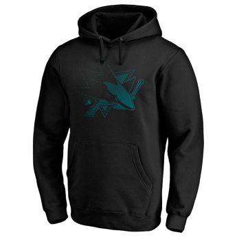 San Jose Sharks hanorac de bărbați cu glugă Iconic Fade 1 Core Graphic