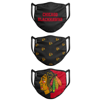 Chicago Blackhawks măști Foco set of 3 pieces EU