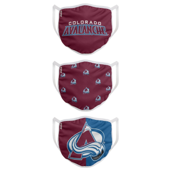 Colorado Avalanche măști Foco set of 3 pieces EU