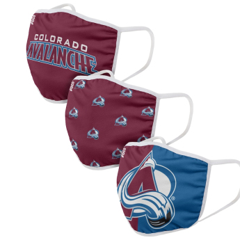 Colorado Avalanche măști Foco set of 3 pieces EU