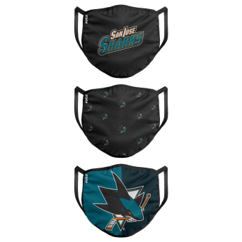 San Jose Sharks măști Foco set of 3 pieces EU