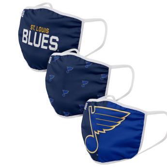 St. Louis Blues măști Foco set of 3 pieces EU