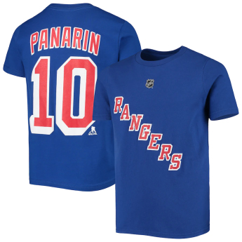 New York Rangers tricou de copii Artemi Panarin #10 Player Name & Number