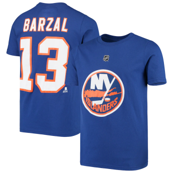 New York Islanders tricou de copii Mathew Barzal #13 Player Name & Number T-Shirt - Royal