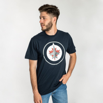 Winnipeg Jets tricou de bărbați Imprint Echo Tee navy