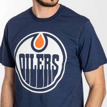 Edmonton Oilers tricou de bărbați Imprint Echo Tee blue