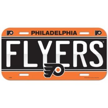 Philadelphia Flyers semn pe perete License Plate Banner
