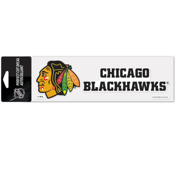 Chicago Blackhawks abțibild Logo text decal