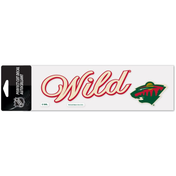 Minnesota Wild abțibild Logo text decal
