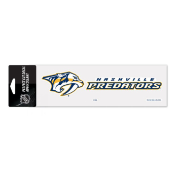 Nashville Predators abțibild Logo text decal