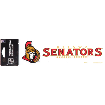 Ottawa Senators abțibild logo text decal
